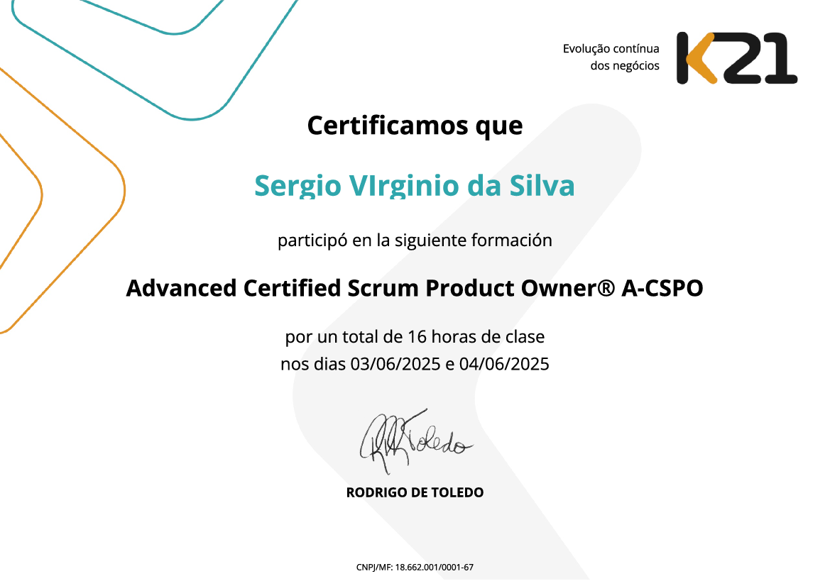 Certificado K21